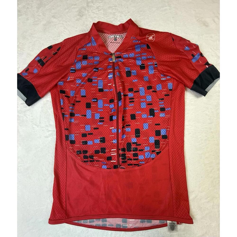 Castelli Women's Cycling Jersey Red Size Medium